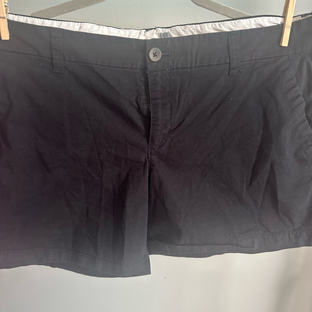 Old Navy Black Flat Front Shorts